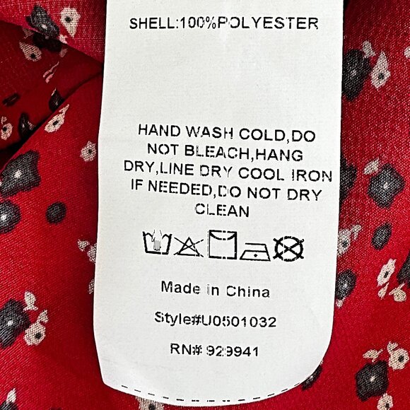 NWT Suzanne Betro RED Floral Lace Trimmed Cami - 4X - Picture 5 of 7